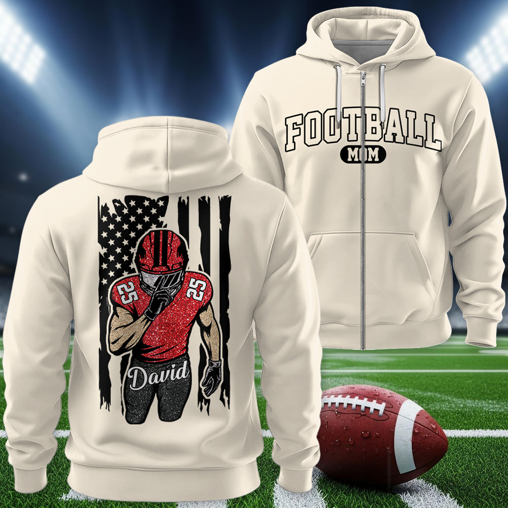 Football Mom - I'll Always Be Your Biggest Fan Personalized Shirt For Football  Family NA02 Hv01