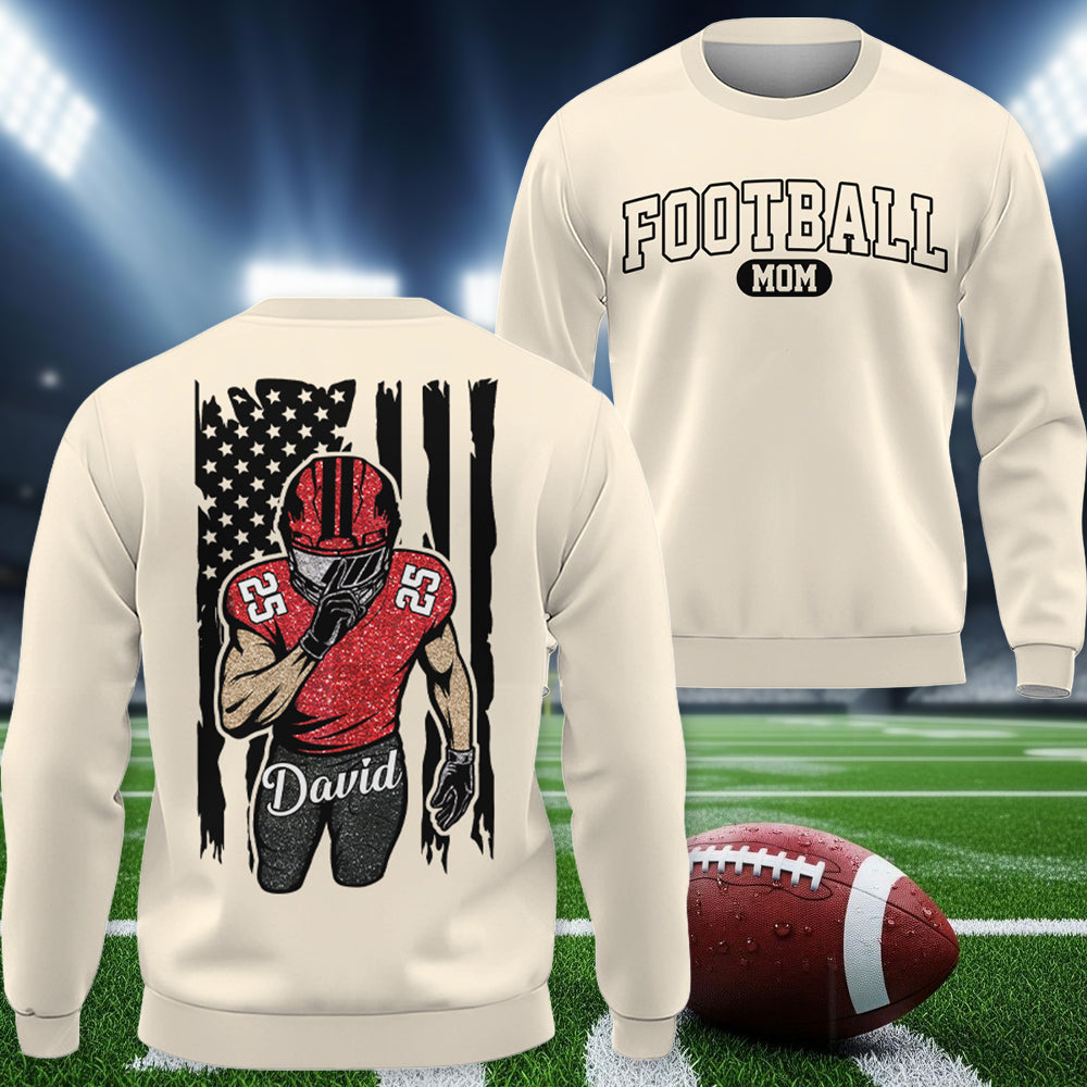 Football Mom - I'll Always Be Your Biggest Fan Personalized Shirt For Football  Family NA02 Hv01