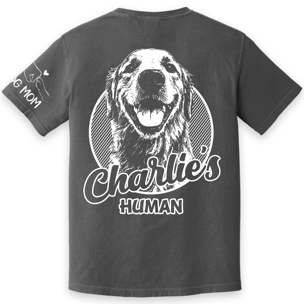 Personalized Dog Mom Dad Shirt, Custom Dog Photo Gift For Pet Lovers T1807