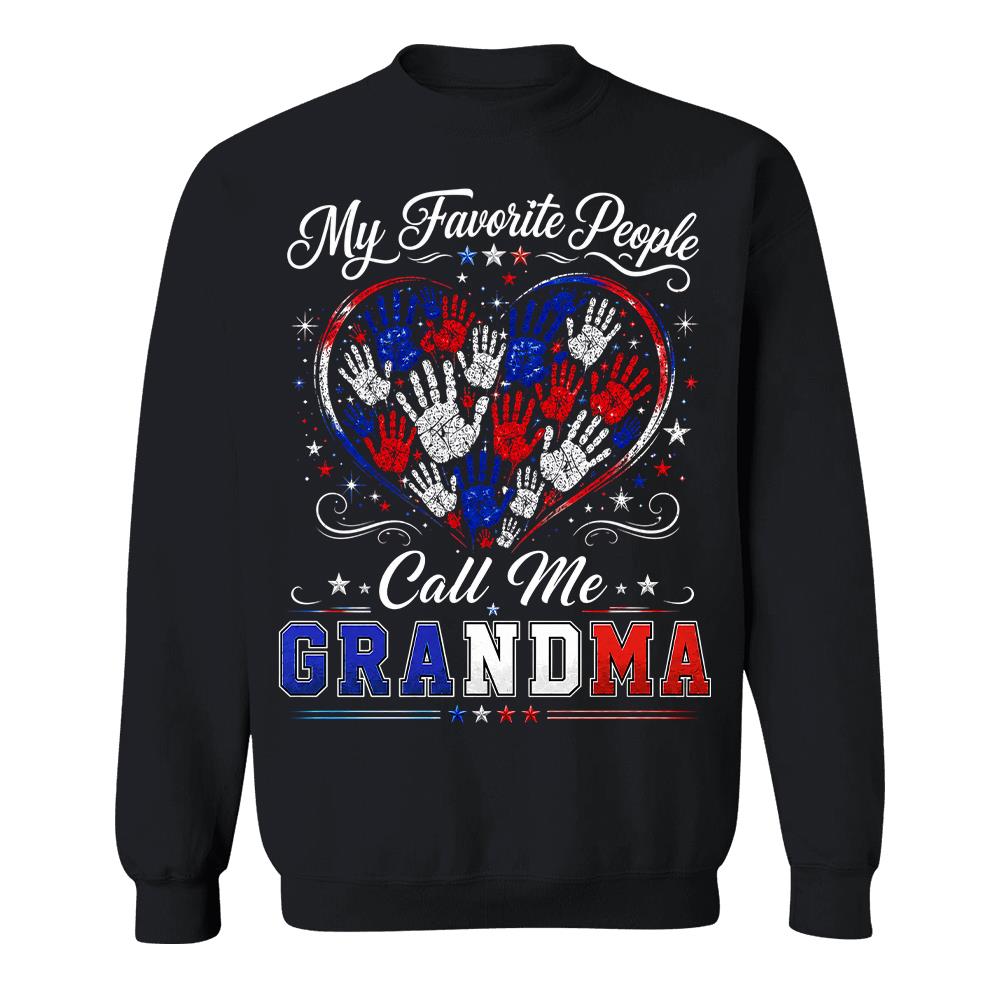 Personalized My Favorite People Call Me Grandma 250 Years American Shirt Hv01