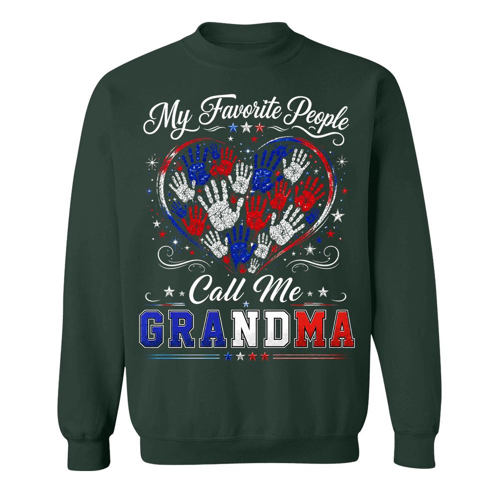 Personalized My Favorite People Call Me Grandma 250 Years American Shirt Hv01