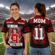 Custom Photo Football Jersey Shirt For Football Family Game Day Shirt H2511