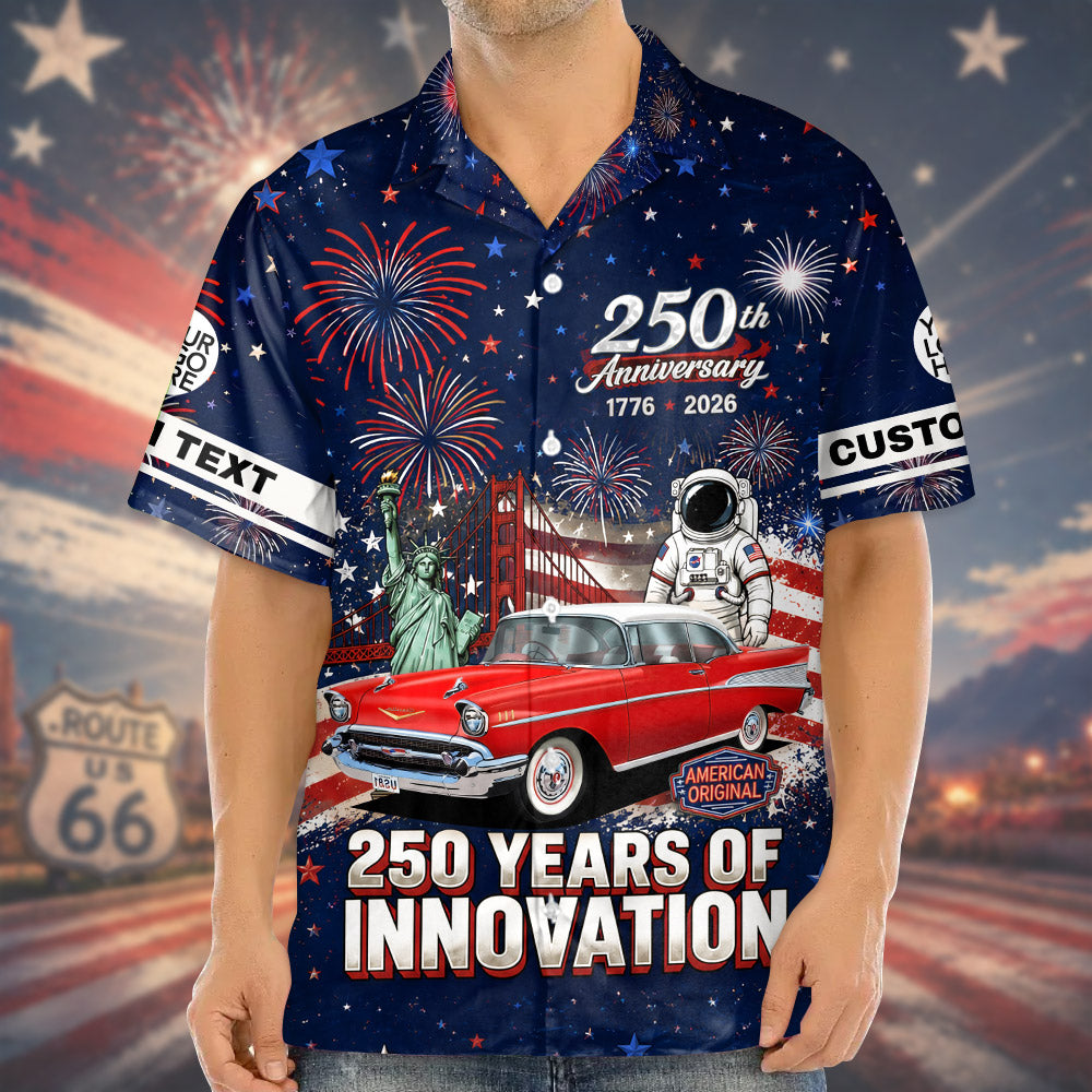 Celebrate America 250th Anniversary - This Is How I Roll - Personalized Car Photo Shirt A2110 VH01
