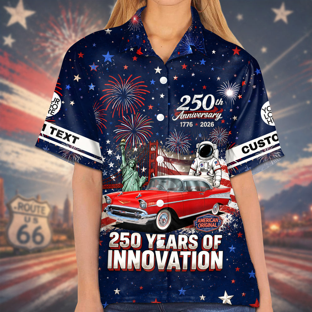 Celebrate America 250th Anniversary - This Is How I Roll - Personalized Car Photo Shirt A2110 VH01