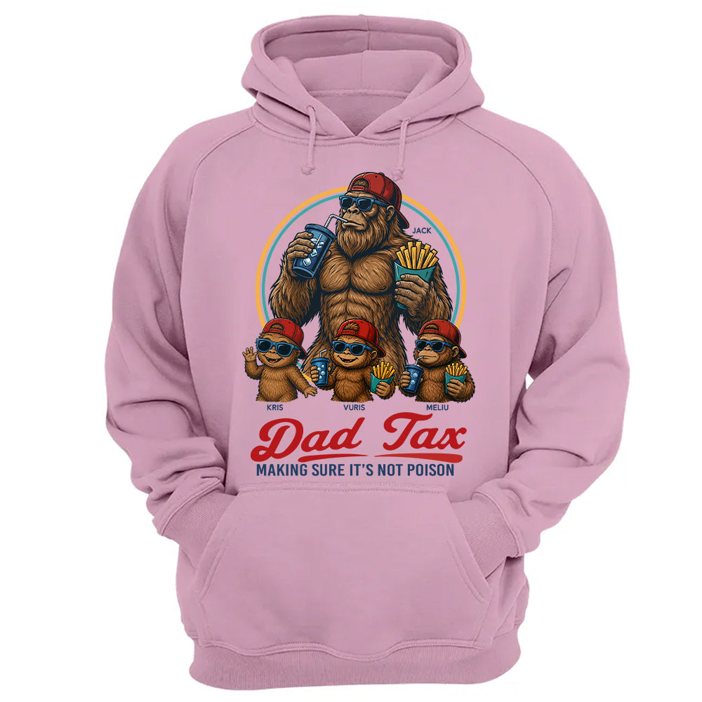 Personalized Dad Tax Shirt, Funny Dad Shirt, Fathers Day Shirt, Dad gifts, Birthday gift for dad, Husband Gift, Men Comfort Colors Shirt, Bigfoot Shirt T24