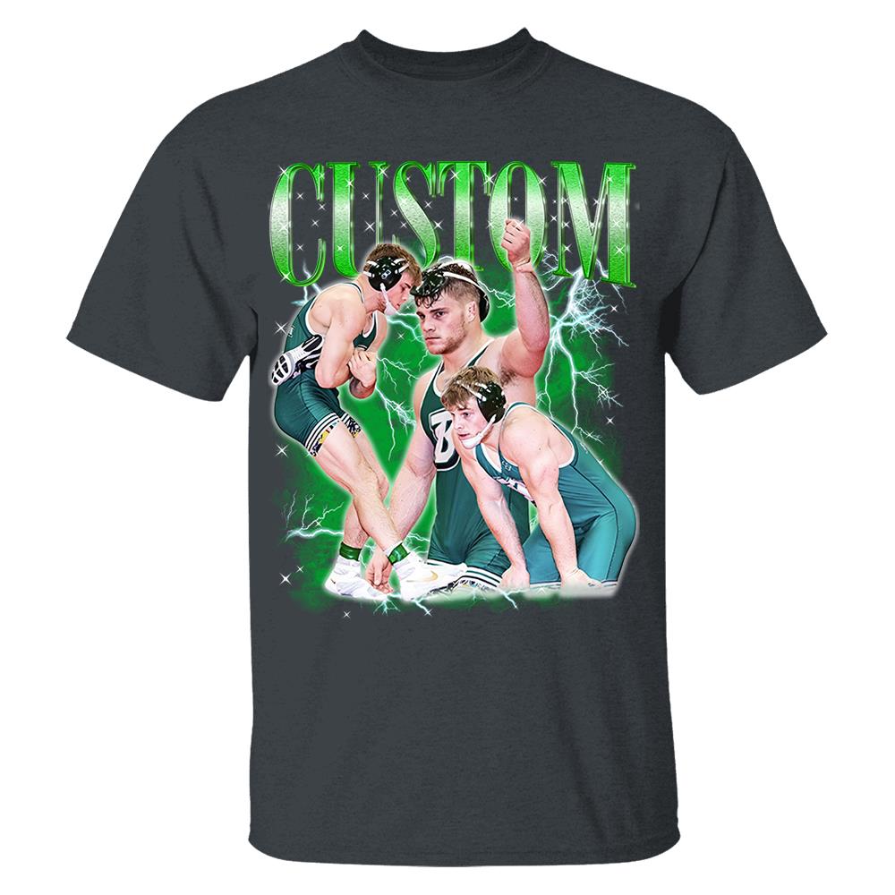Wrestling Bootleg Shirt - Personalized Shirt Custom Text & Photos For Wrestling Lovers NA04
