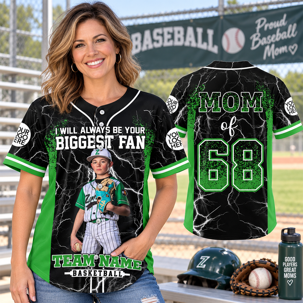 Custom I Will Always Be Your Biggest Fan, Baseball Mom Shirt, Sports Mom Gift L0411 Hv01