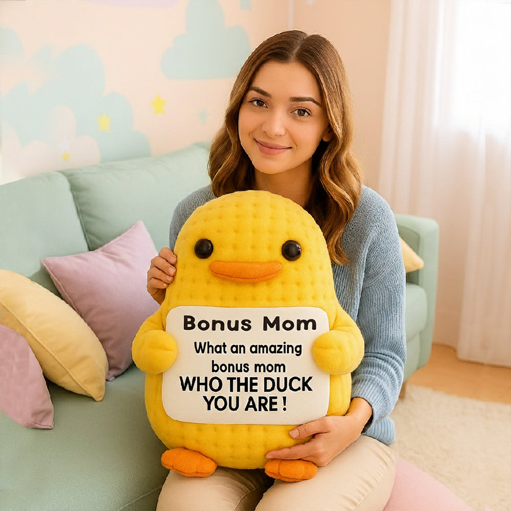 Emotional Positive Inspirational Support Small Funny Gag Crochet Duck Pickle Birthday Xmas for Men for Coworker Boss Colleges Her Him Friend TH23