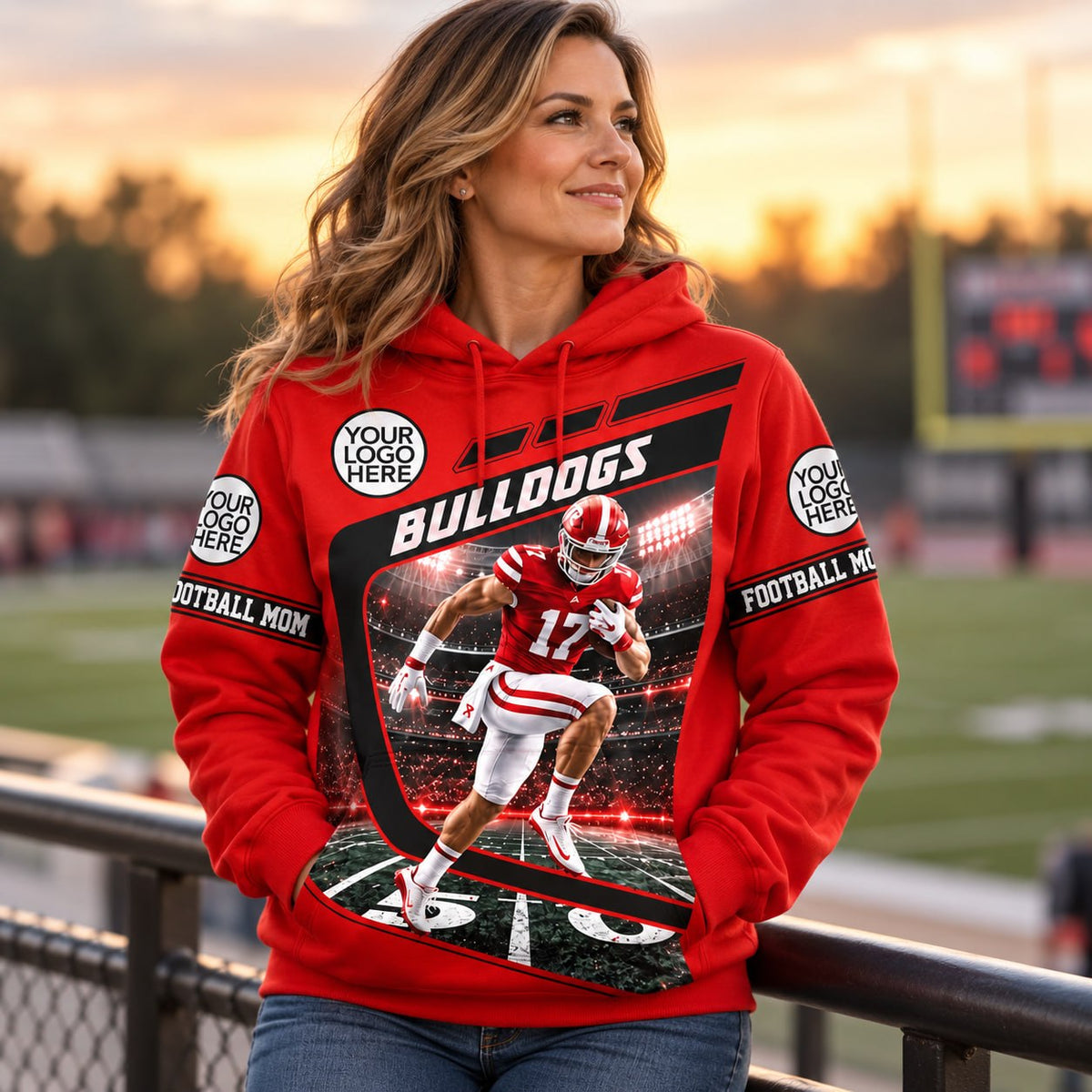Personalized All Over Print Shirt American Football - Gift For Football Lovers NA04 T24