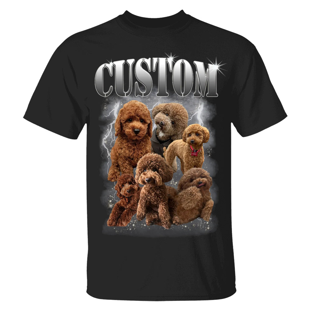Custom Bootleg Rap PET Shirt, Custom Pet, Custom Retro Graphic 90s Tshirt, Dog Bootleg Shirt, Your Own Bootleg Your Design