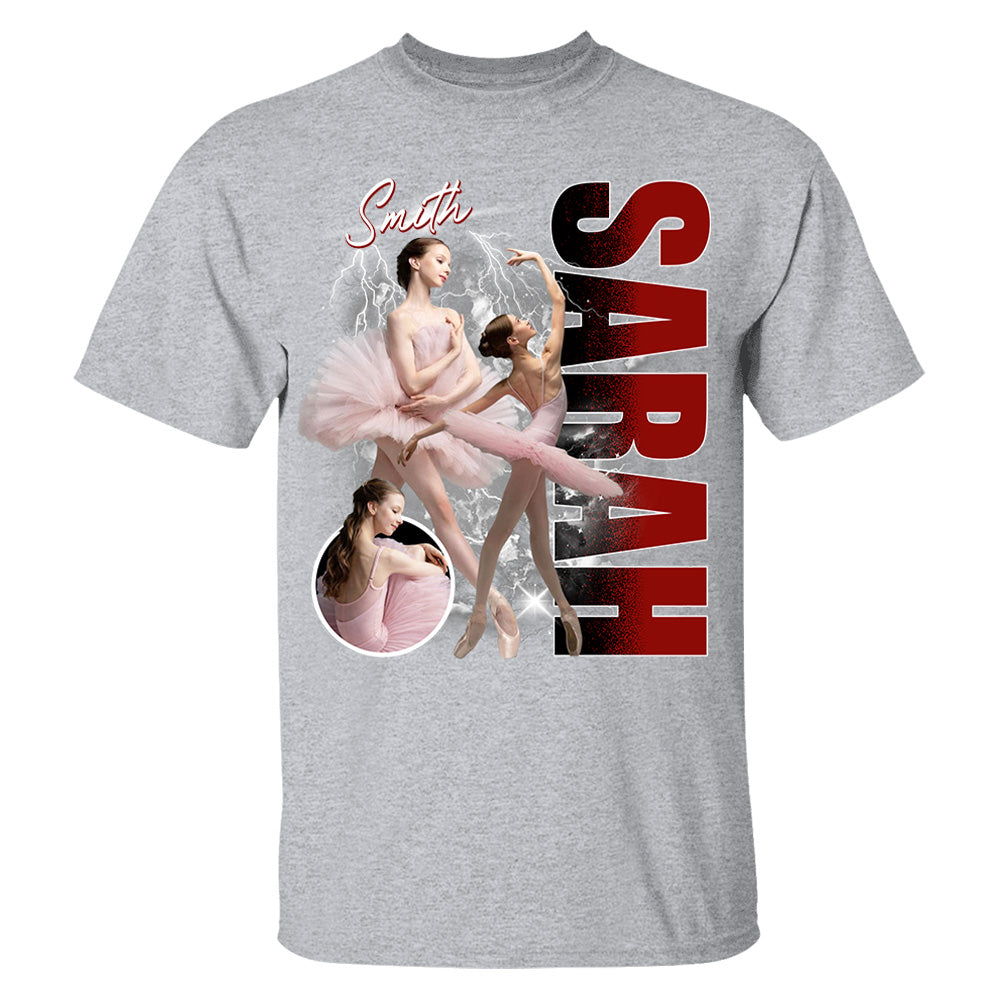 Custom Photo Ballerina Shirt Gift for Ballet  Lovers A2110 Li29