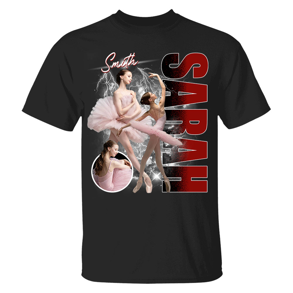 Custom Photo Ballerina Shirt Gift for Ballet  Lovers A2110 Li29
