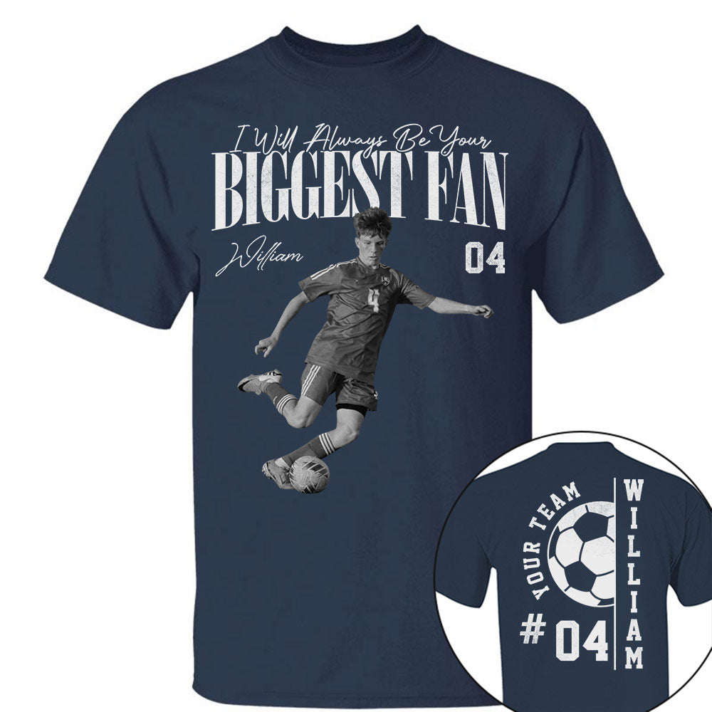 Personalized Soccer Mom Shirt - Washed Tee Retro Bootleg Shirt For Soccer Players T1807