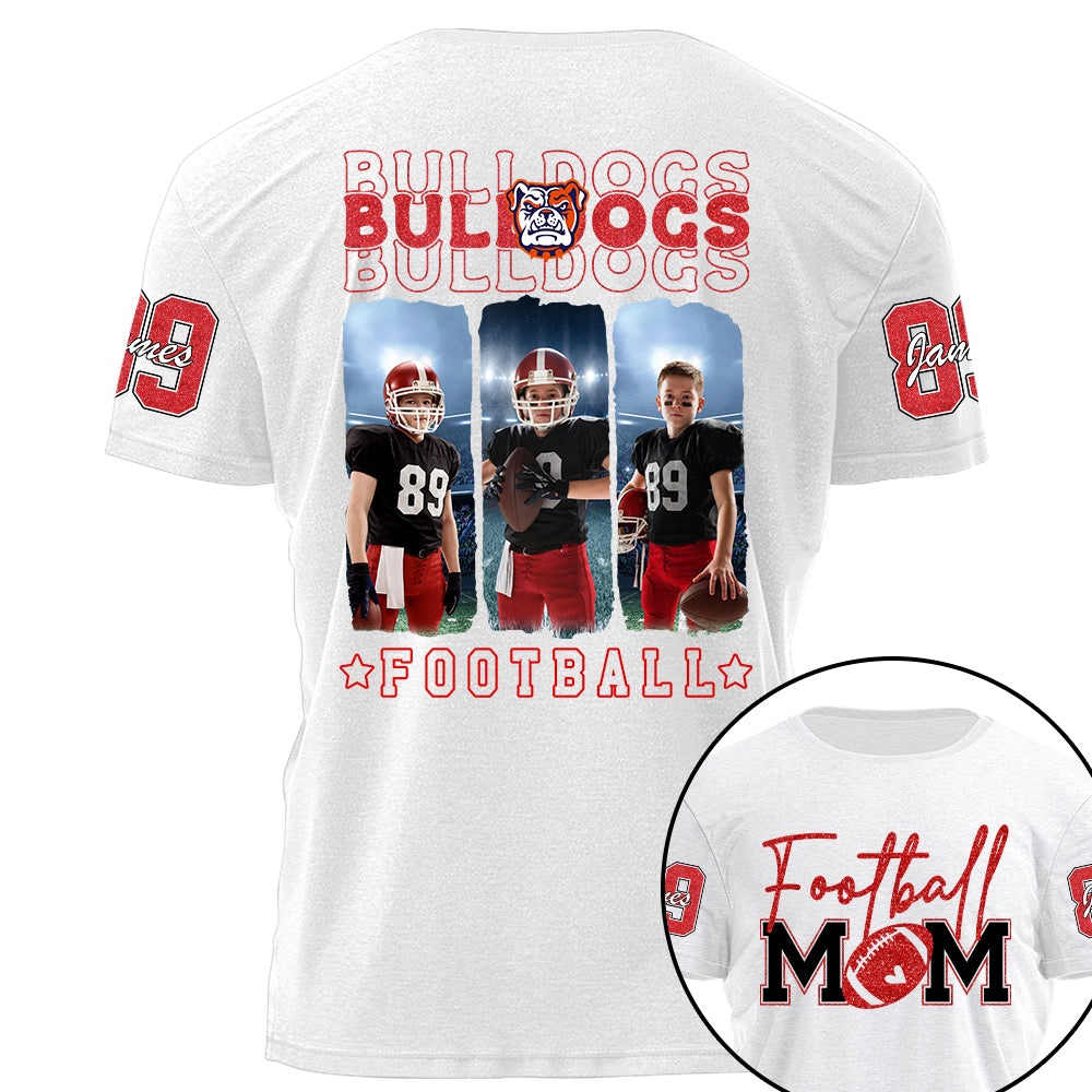 Custom Photo Football Game Day Personalized Shirt Custom Team Name Na02 Hv01