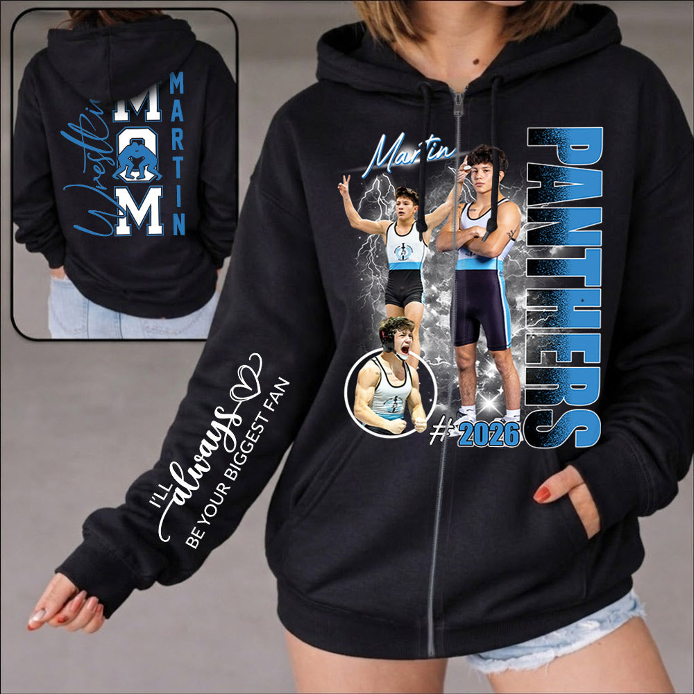 Wrestling Mom - I'll Always Be Your Biggest Fan - Personalized Shirt For Wrestling Lovers T1807