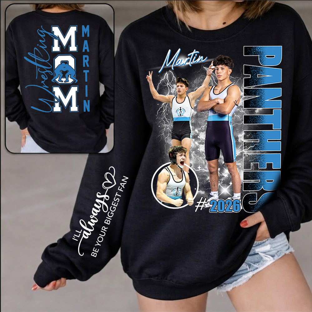 Wrestling Mom - I'll Always Be Your Biggest Fan - Personalized Shirt For Wrestling Lovers T1807