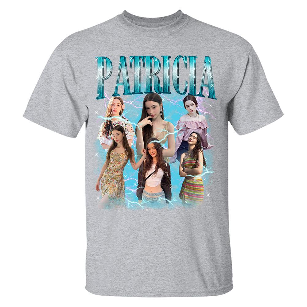 Custom Bootleg Rap Tee Shirt for Boyfriend Girlfriend Custom Face Tshirt Vintage Graphic Shirt Nh00