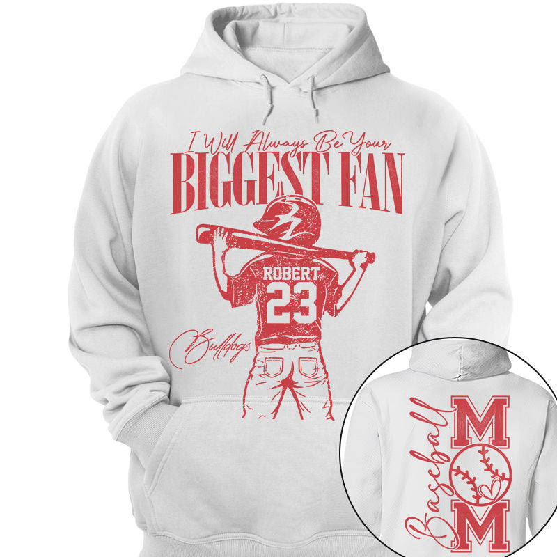 Personalized Baseball Mom Game Day Shirt - Personalized Mascot, Name & Number Baseball Player A2110