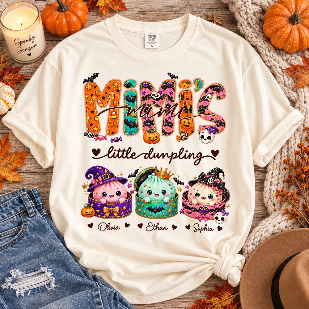 Custom Mimi's Little Dumpling Shirt, Halloween Fall Season L0411 Hv01