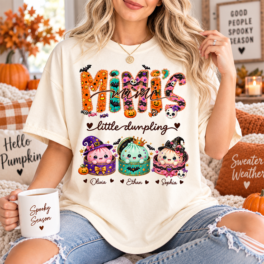 Custom Mimi's Little Dumpling Shirt, Halloween Fall Season L0411 Hv01