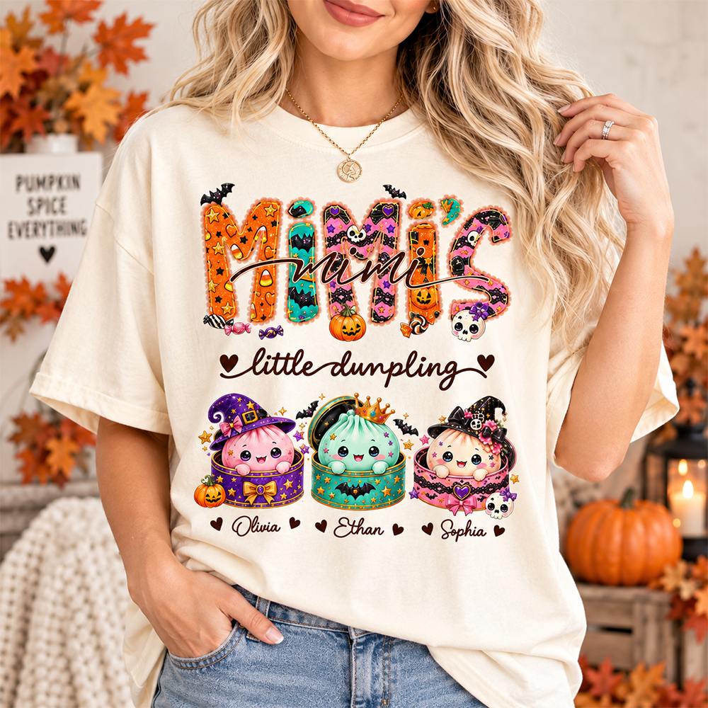 Custom Mimi's Little Dumpling Shirt, Halloween Fall Season L0411 Hv01