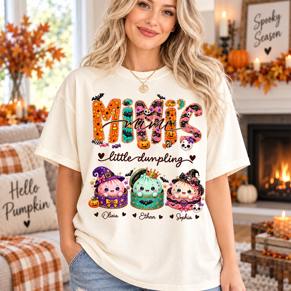 Custom Mimi's Little Dumpling Shirt, Halloween Fall Season L0411 Hv01