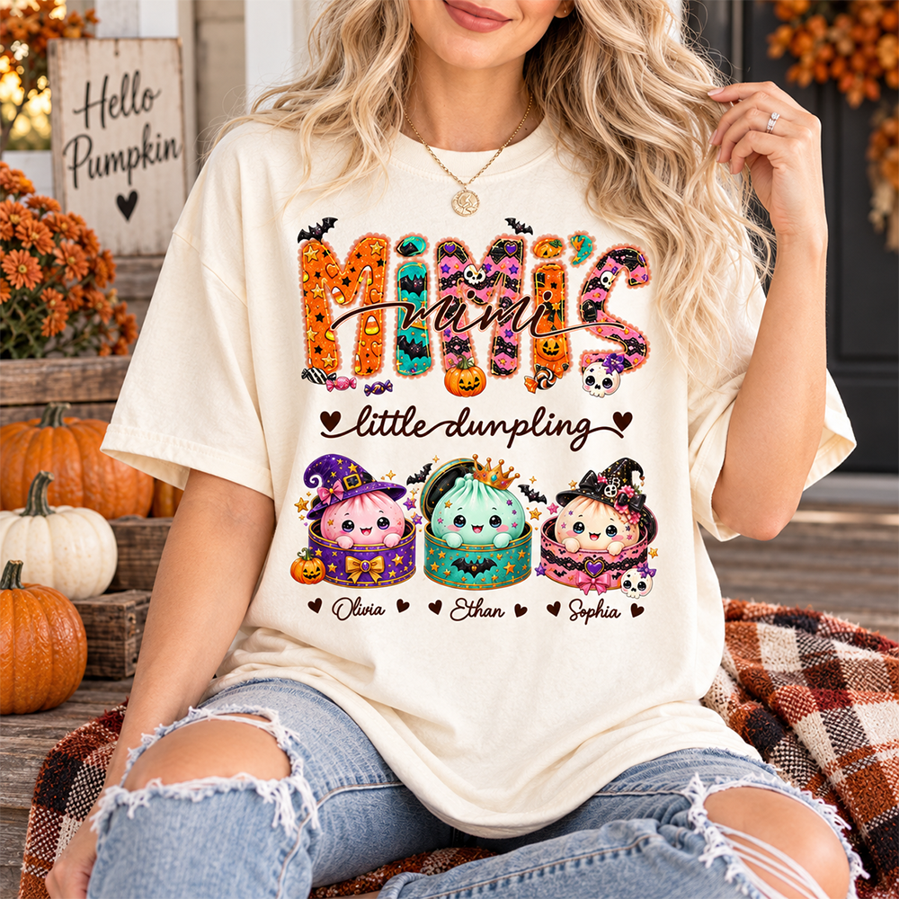 Custom Mimi's Little Dumpling Shirt, Halloween Fall Season L0411 Hv01
