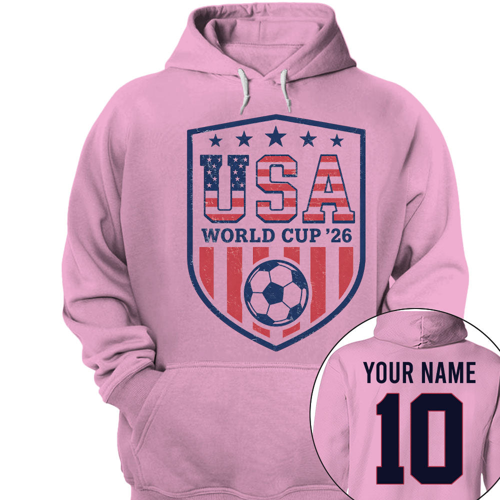 Custom USA Soccer Shirt 2026, Personalized Team Shirt Nh00