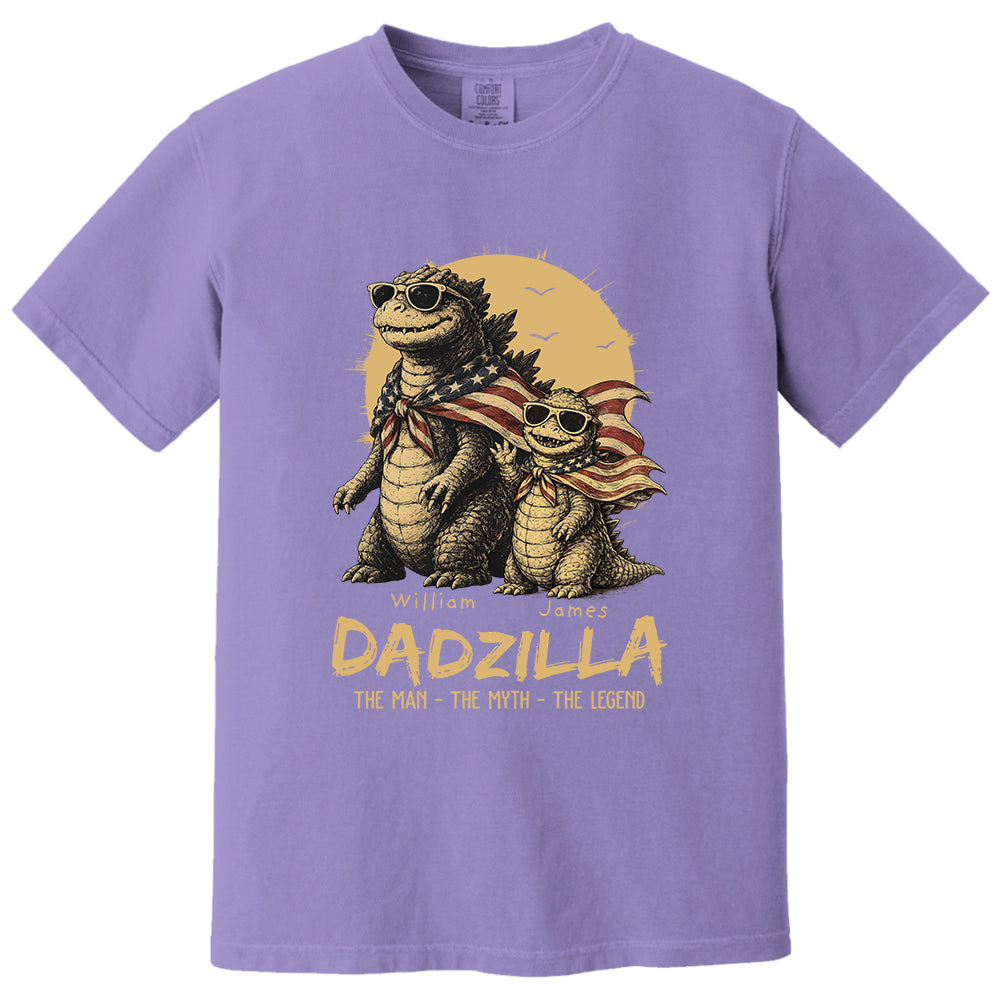 Custom Dadzilla The Man The Myth The Legend Shirt , Gifts For Father Day L0411 VH01