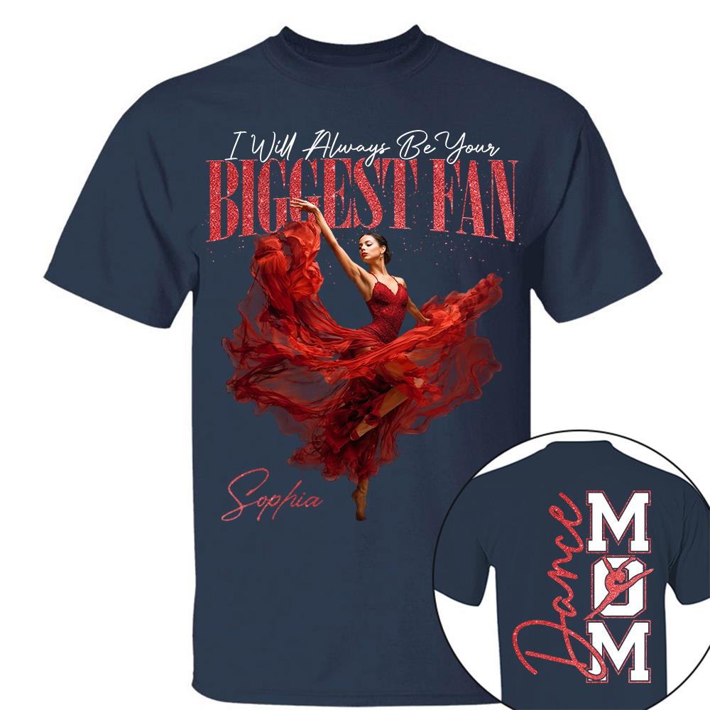 Custom Photo Dance Shirt - Dance Mom, Dad, Family Shirt A2110
