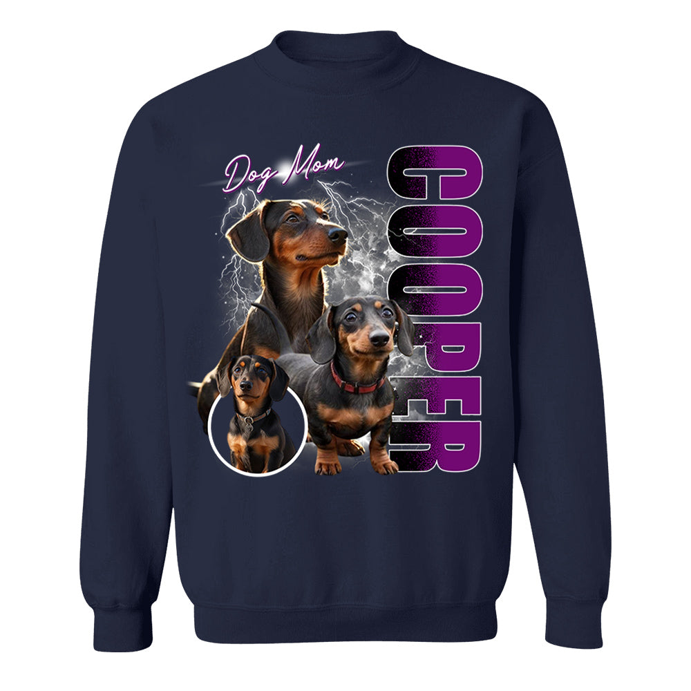 Custom Photo Dog Shirt - Personalized Dog Bootleg Shirt Vrs4 A2110