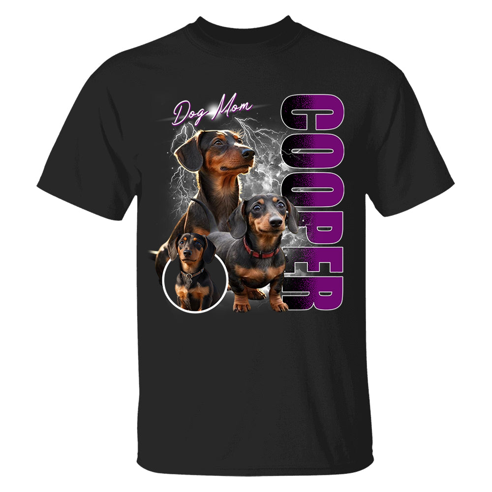 Custom Photo Dog Shirt - Personalized Dog Bootleg Shirt Vrs4 A2110