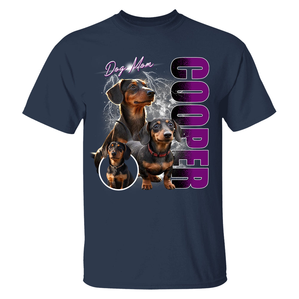 Custom Photo Dog Shirt - Personalized Dog Bootleg Shirt Vrs4 A2110