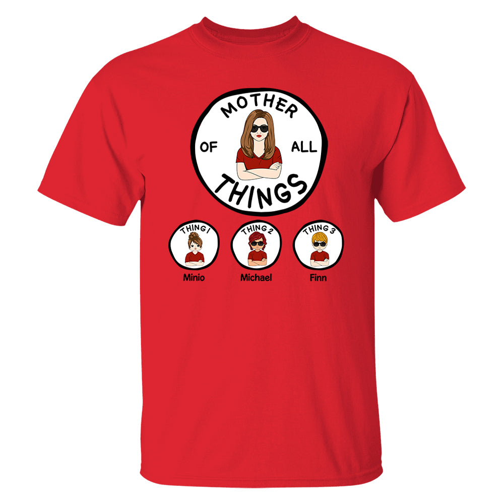Grandma Of All Things Personalized Shirt - Mother's Day, Birthday Gift For Mom Li29