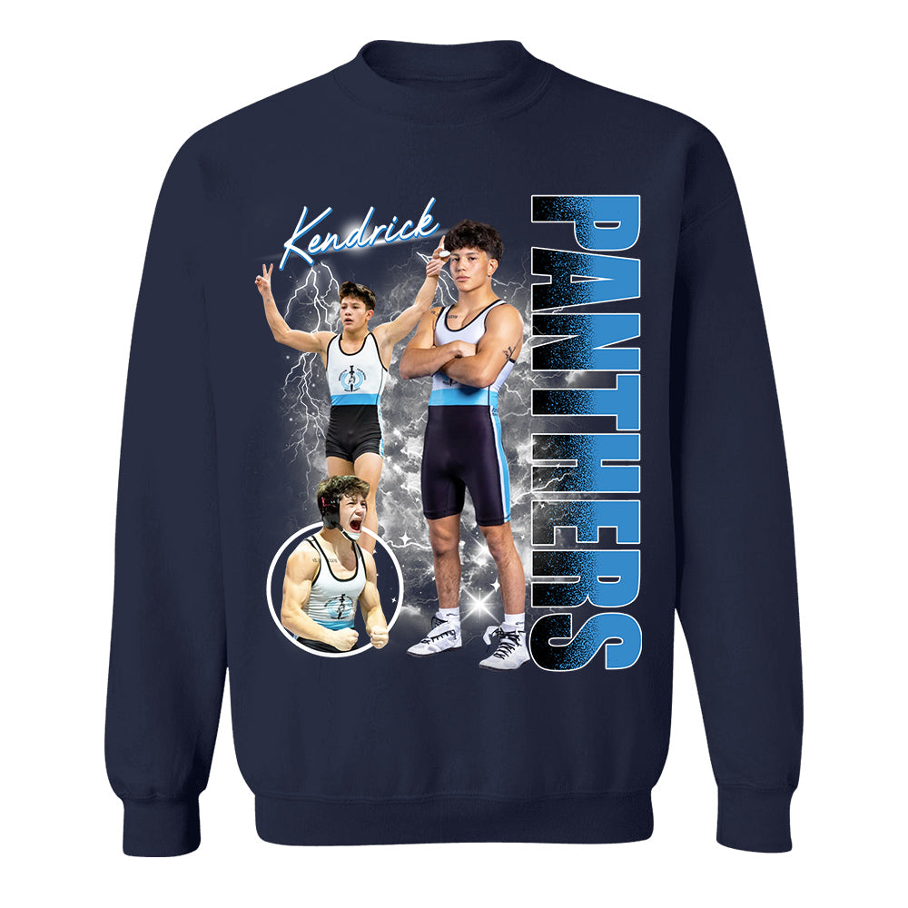 Custom Photo Wrestler Shirt - Personalized Team Name School Name Bootleg Shirt NA04 Hv01