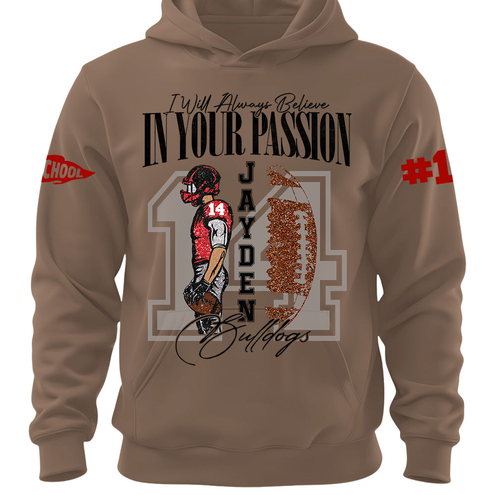 Personalized Vintage “Biggest Fan” Football Shirt, Custom School Team Name, Game Day Shirt, Gift For Football Lovers T1807 Pt99