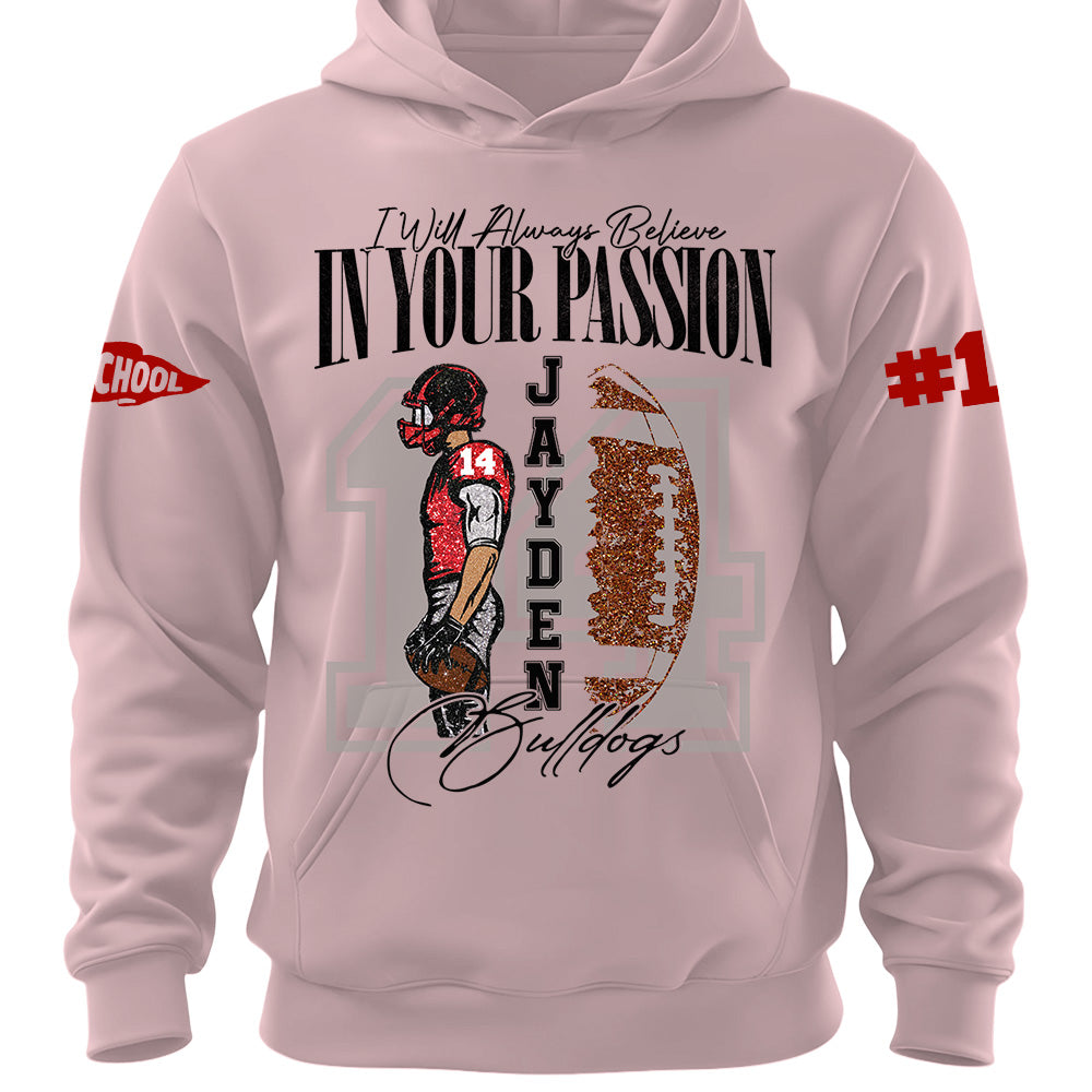 Personalized Vintage “Biggest Fan” Football Shirt, Custom School Team Name, Game Day Shirt, Gift For Football Lovers T1807 Pt99