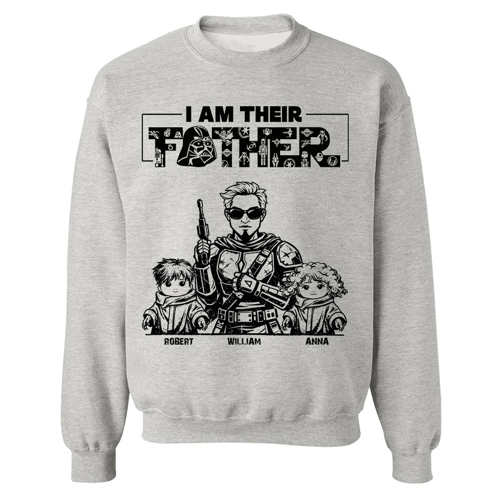 I Am Their Father - Personalized Vintage Style Shirt For Dad Father's Day 2026 NA04 Hv01