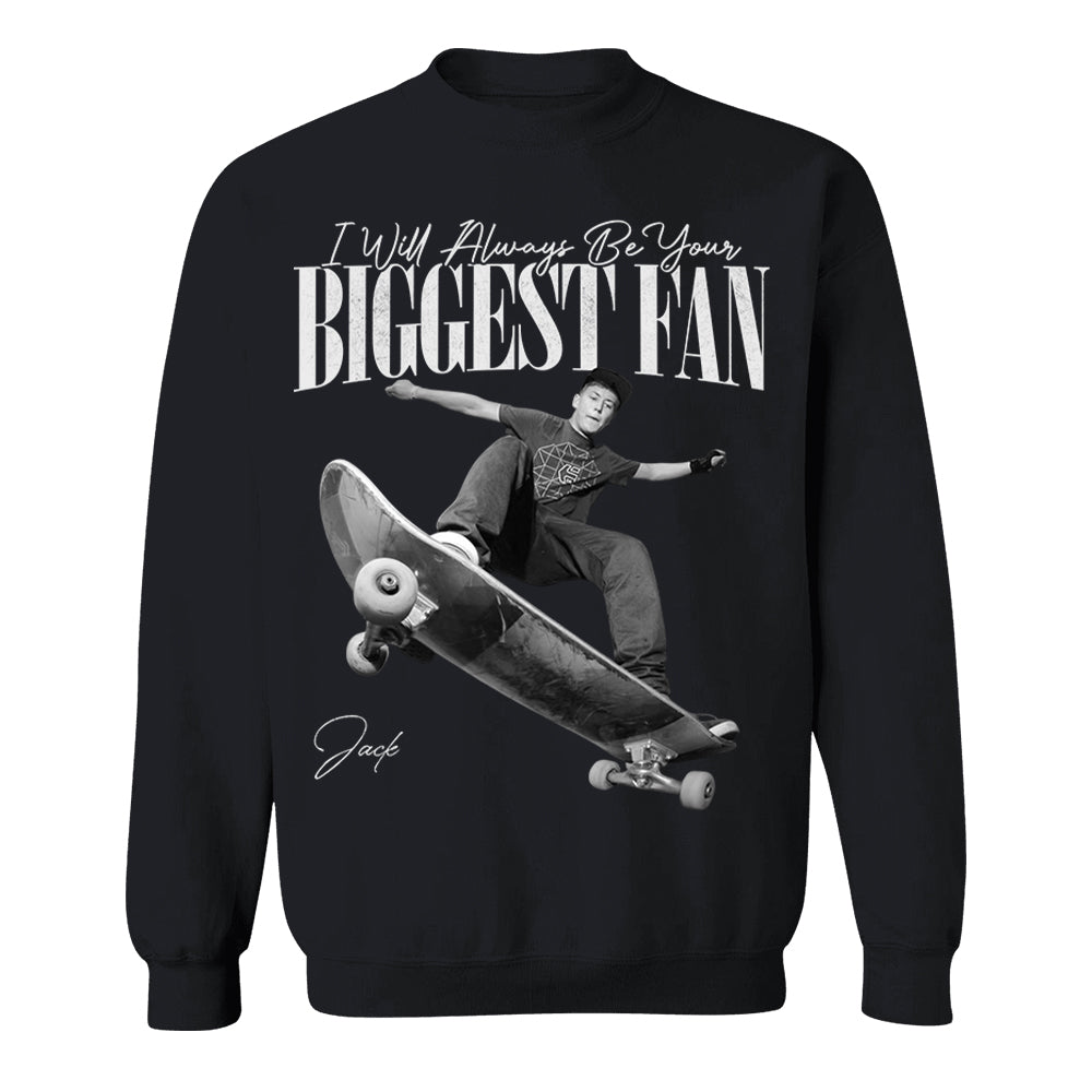 I'll Always Be Your Biggest Fan - Washed Tee Retro Bootleg Shirt For Skateboarder A2110