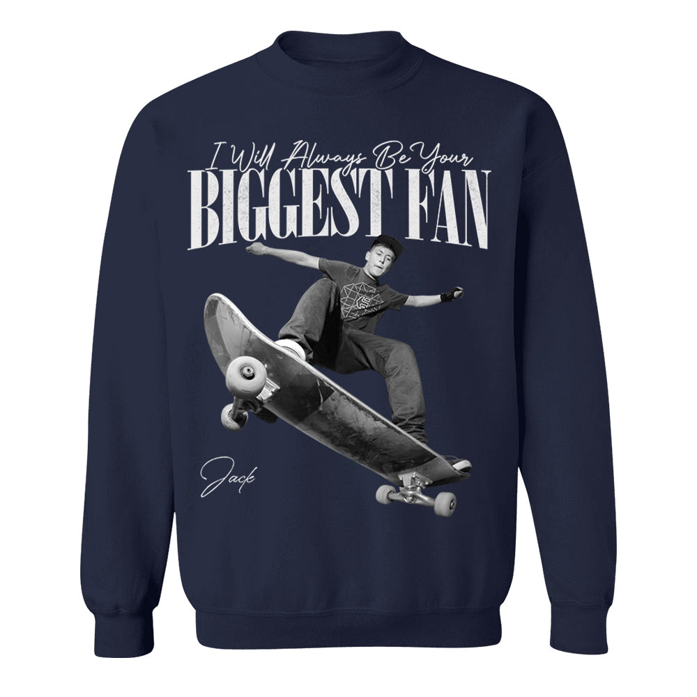 I'll Always Be Your Biggest Fan - Washed Tee Retro Bootleg Shirt For Skateboarder A2110