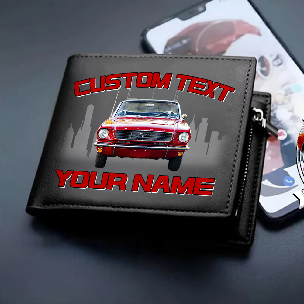 This Is How I Roll - Custom Photo Leather Wallet - Gift for Car Lovers A2110 Pt99