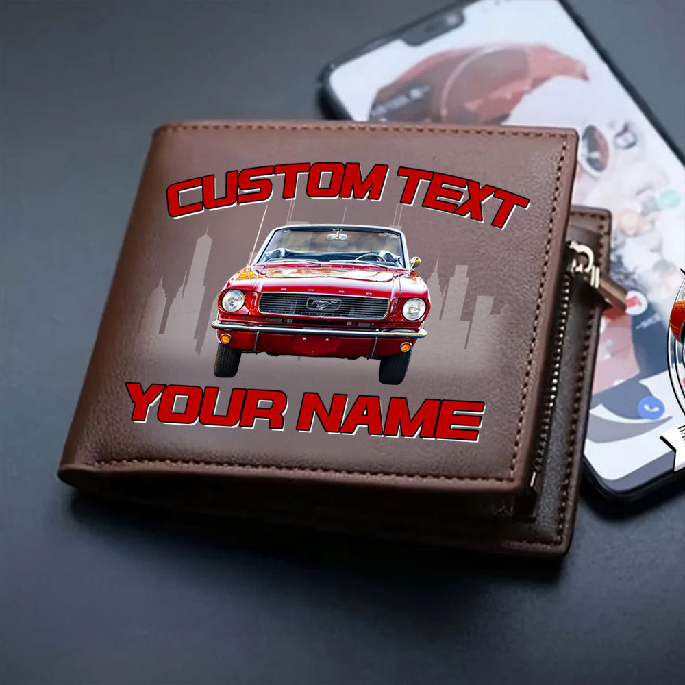 This Is How I Roll - Custom Photo Leather Wallet - Gift for Car Lovers A2110 Pt99