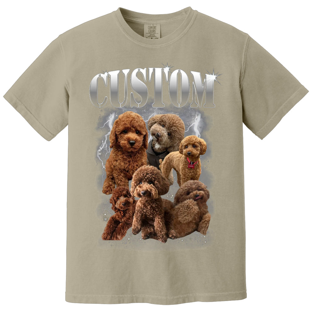 Custom Bootleg Rap PET Shirt, Custom Pet, Custom Retro Graphic 90s Tshirt, Dog Bootleg Shirt, Your Own Bootleg Your Design