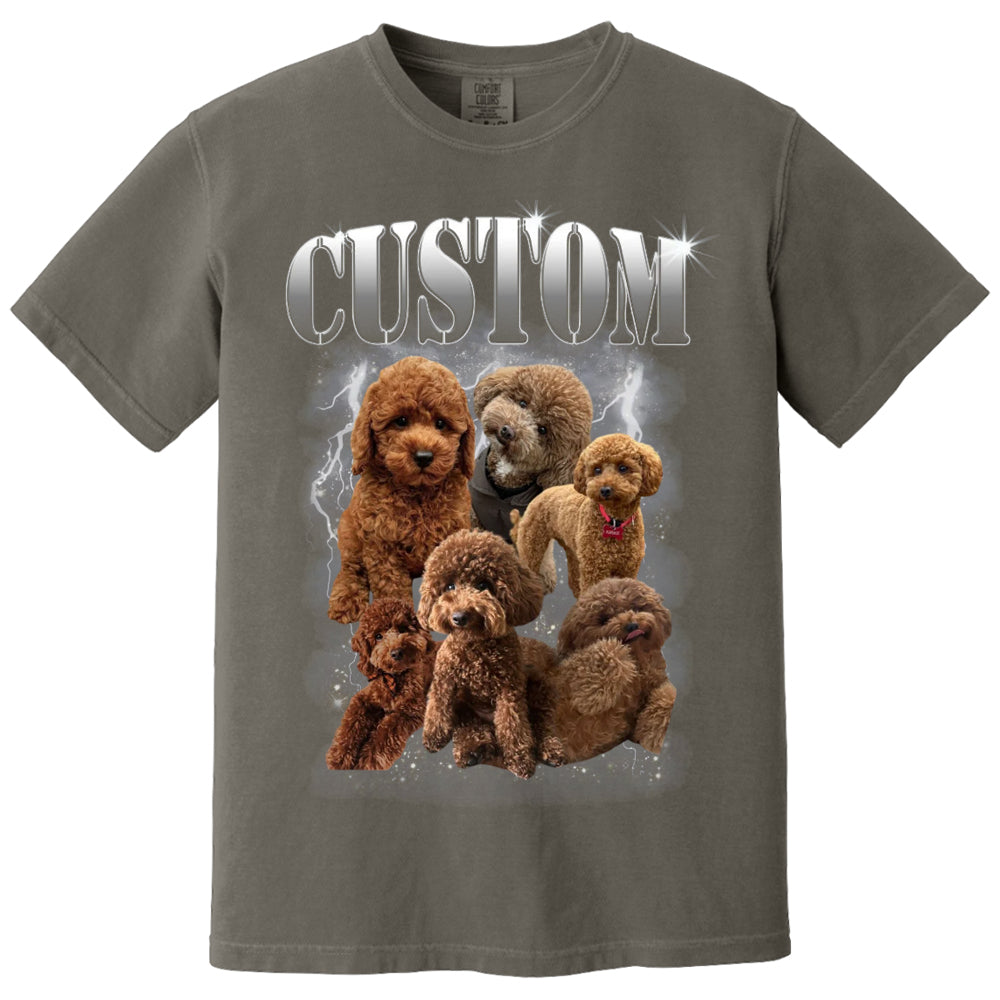 Custom Bootleg Rap PET Shirt, Custom Pet, Custom Retro Graphic 90s Tshirt, Dog Bootleg Shirt, Your Own Bootleg Your Design