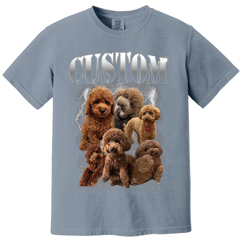 Custom Bootleg Rap PET Shirt, Custom Pet, Custom Retro Graphic 90s Tshirt, Dog Bootleg Shirt, Your Own Bootleg Your Design