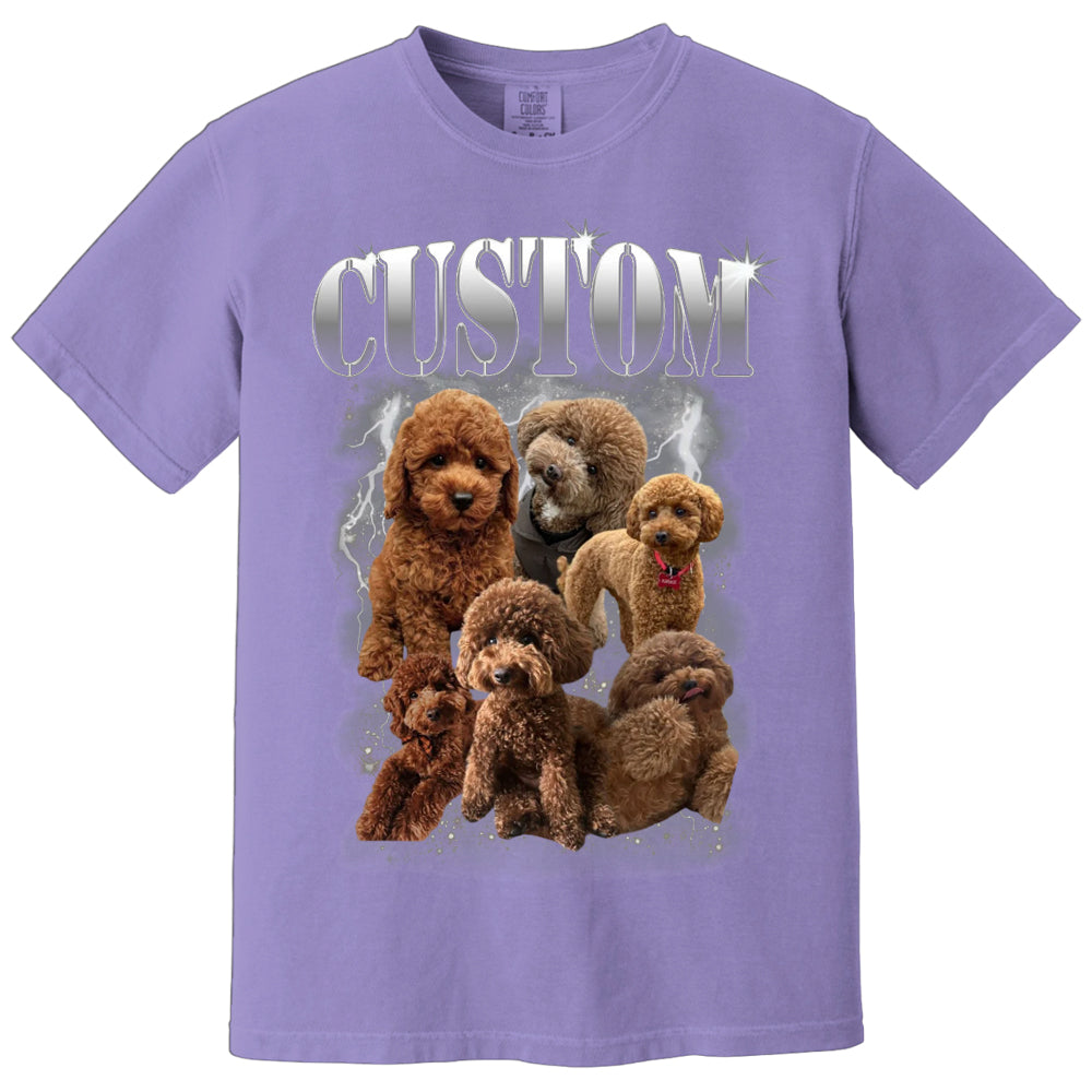Custom Bootleg Rap PET Shirt, Custom Pet, Custom Retro Graphic 90s Tshirt, Dog Bootleg Shirt, Your Own Bootleg Your Design
