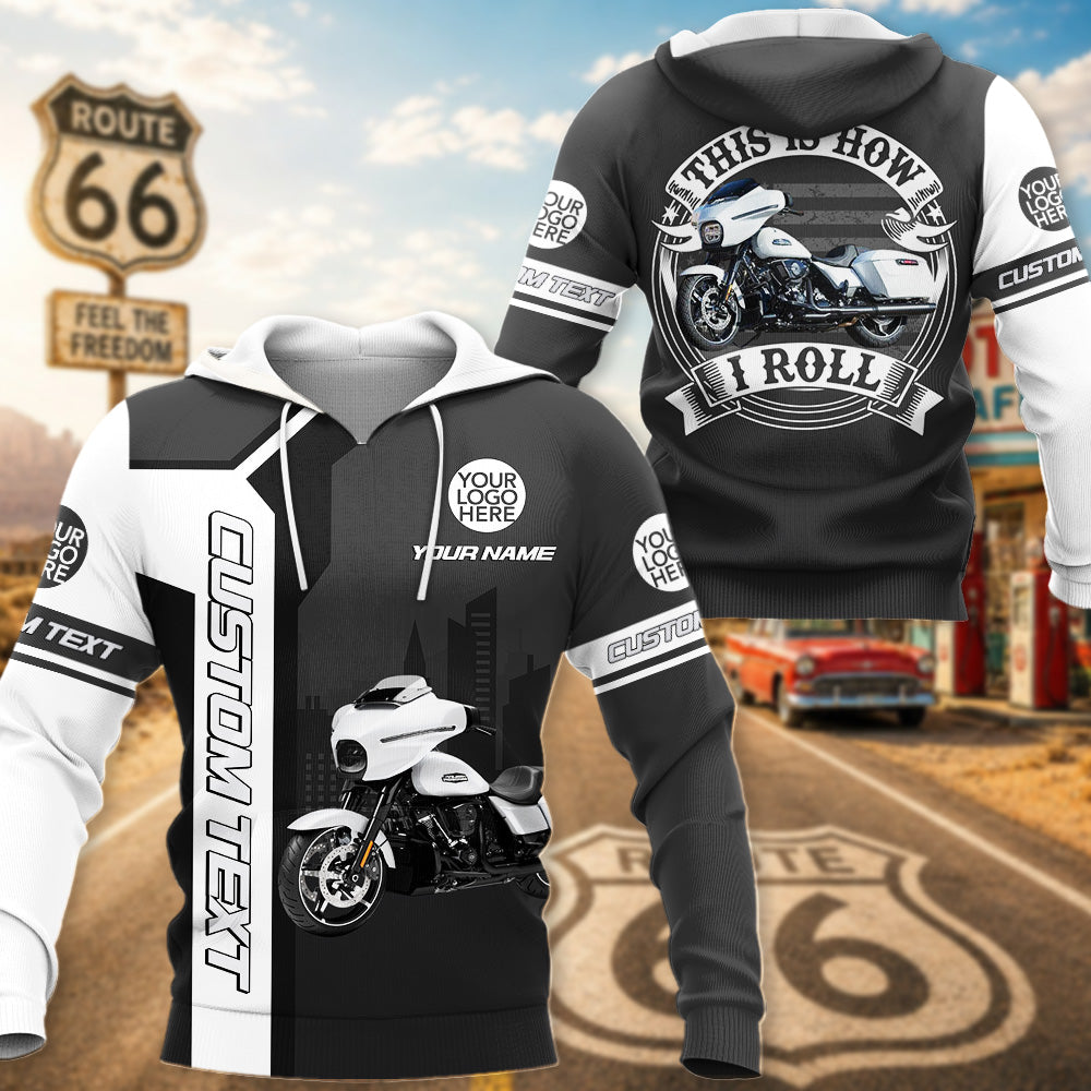 This Is How I Roll - Personalized Vehicle Photo Polo Shirt - Gift For Bikers A2110 Pt99
