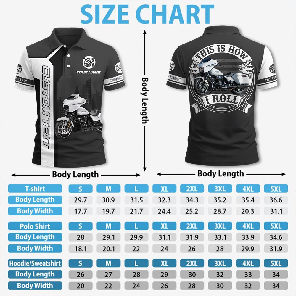 This Is How I Roll - Personalized Vehicle Photo Polo Shirt - Gift For Bikers A2110 Pt99