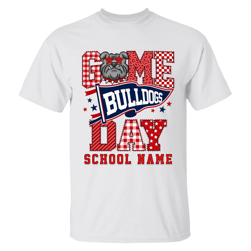 Custom School Mascot Game Day Shirt , School Spirit L0411 Hv01