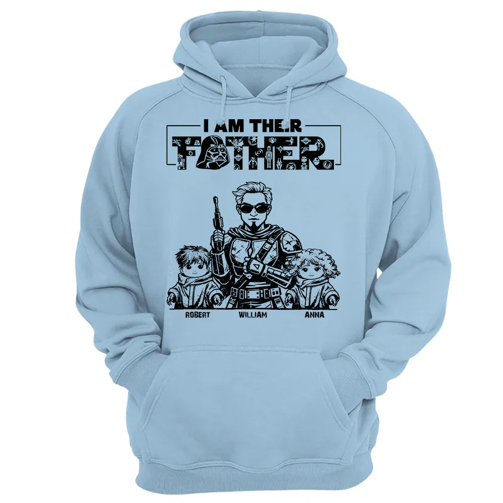 I Am Their Father - Personalized Vintage Style Shirt For Dad Father's Day 2026 NA04 Hv01